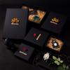 In Stock: Elegant Large Black Kraft Paper Gift Box for Lipstick & Perfume Packaging