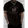 European Size Men's Funny Bible Quote T-Shirt -Casual Tee with Sheep Design ("He Left the 99"), Light Grey Everyday Shirt for Church& Casual Attire