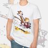 Calvin and Hobbes T-Shirt Retro Cartoon Graphic Tee, Gift for Christmas