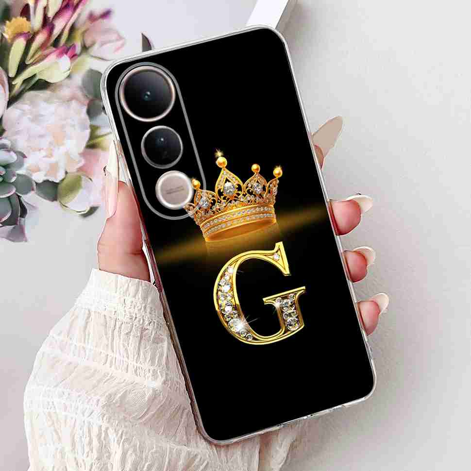 For Vivo V50 Lite 5G Case Luxury 26 Letters Cover Soft Silicone Phone Case For Vivo V50 Lite V50Lite 5G Back Cover Fundas
