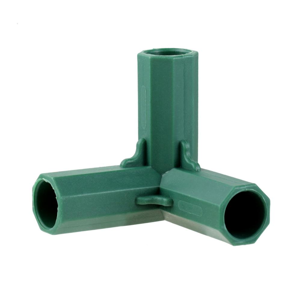 1Pc 16mm Plastic Pipe Fitting Stable Support Heavy Duty Flower Stand Greenhouse Frame Building Connector Garden Plant Accessorie