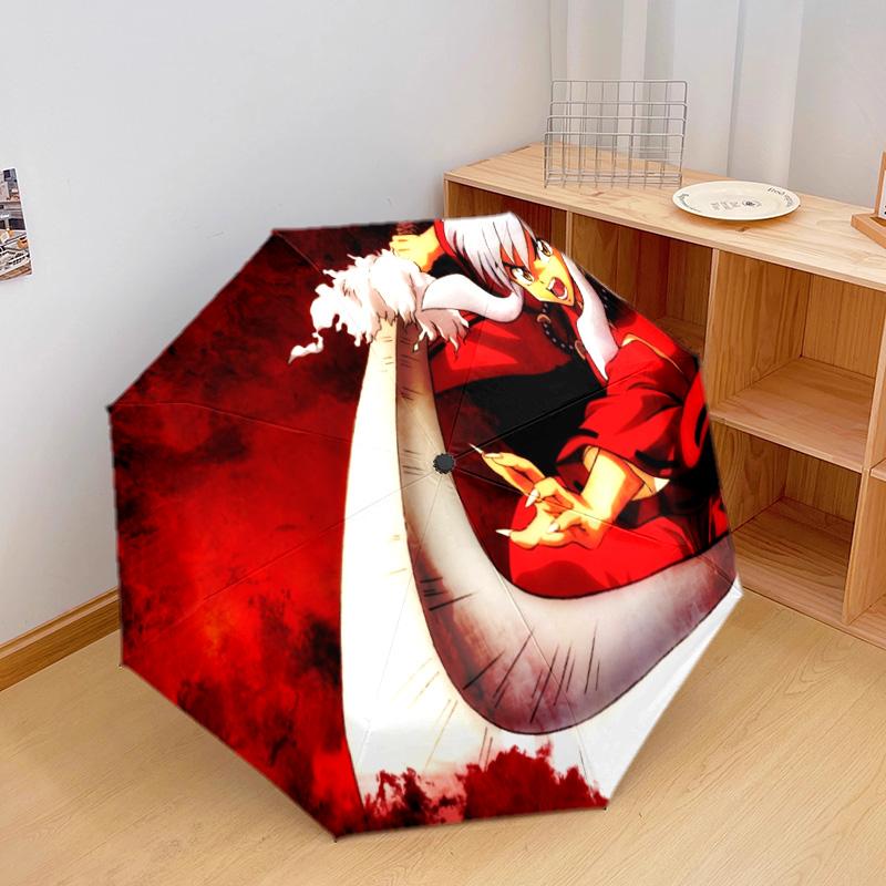 Inuyasha Automatic Umbrella - Suitable Travel Outdoor Portable Umbrella Birthday Gift Daily Essentials