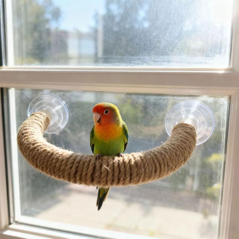 Bird Climbing Toy Teeth Mouth Molar Hamster Chew Rod Toy Perch Parrots Budgies Bird Exercise and Entertainment