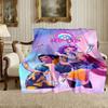 1pc Kpop Demon Hunters Blanket, Cozy Printed Throw Blanket, A Heartfelt Gift for Your Family and Friends