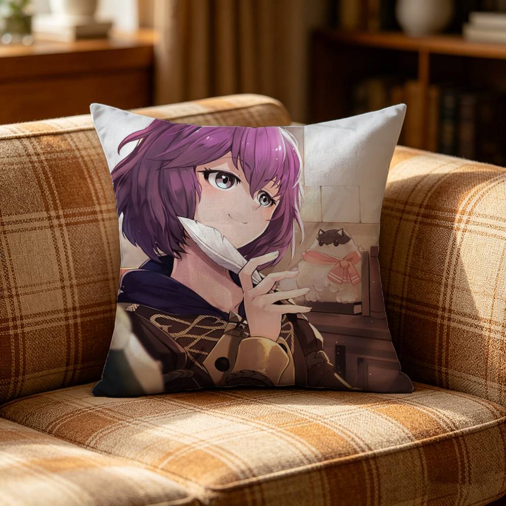 Bernadetta Fire Emblem Pillow Case Pattern Printed Pillowcase For Living Room Sofa Cushion Cover