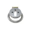 New Screw Flat Chastity Lock CB Chastity Device SM Stainless Steel Penis Cage Lock Penis Lock Adult