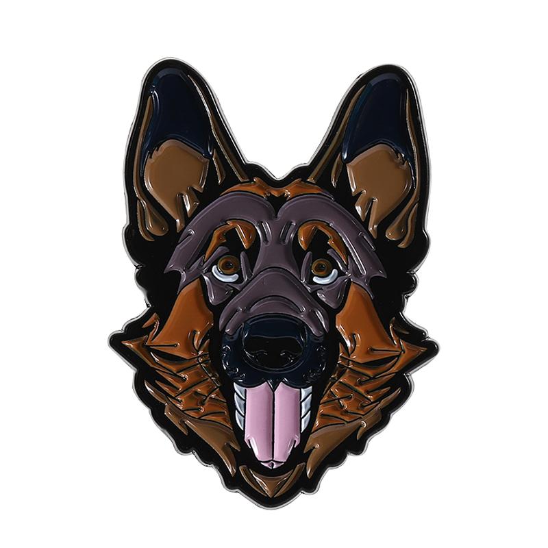 Cute Dog Set Enamel Pins Custom Corgi Border Collie Pattern Brooches Lapel Badges Clothes Animal Jewelry Gift for Friends