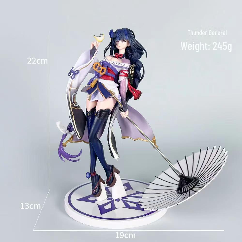 

Куклы-персонажи игровых персонажей Hu Tao, Klee, Ganyu, Paimon, Ningguang и Raiden Shogun, изготовленные вручную, модель сцены