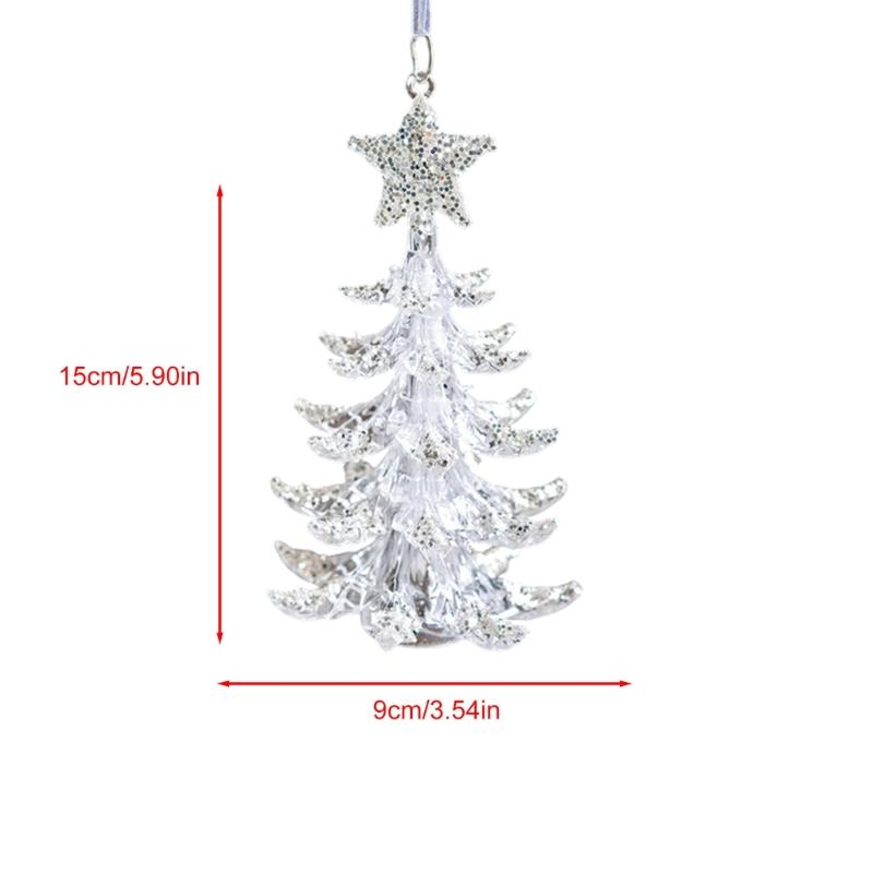 Festival Acrylic Hanging Decorations Snowflake Reindeers Angel Christmas Parties Decoration Set