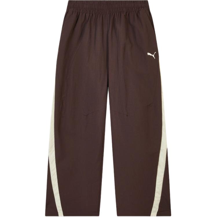 PUMA Casual Pants Men s Brown Moderate Straight Fit Pants 638464-13 2XL