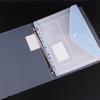 Clear 3-Ring Binder with 11-Hole Sheet Protectors for Office Files and Student Papers