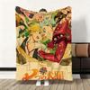 Anime S-Seven Deadly Sins Throw Flannel Fluffy Soft Blanket Warm Skin-Friendly Throw For Sofa Bed Office Nap Winter