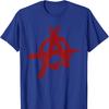 Punk Rock Rifiutare Resistere Ribellarsi Rivolta Simbolo Anarchia T-shirt Nuova 100% Cotone Casual Manica Corta Girocollo T-shirt da Uomo
