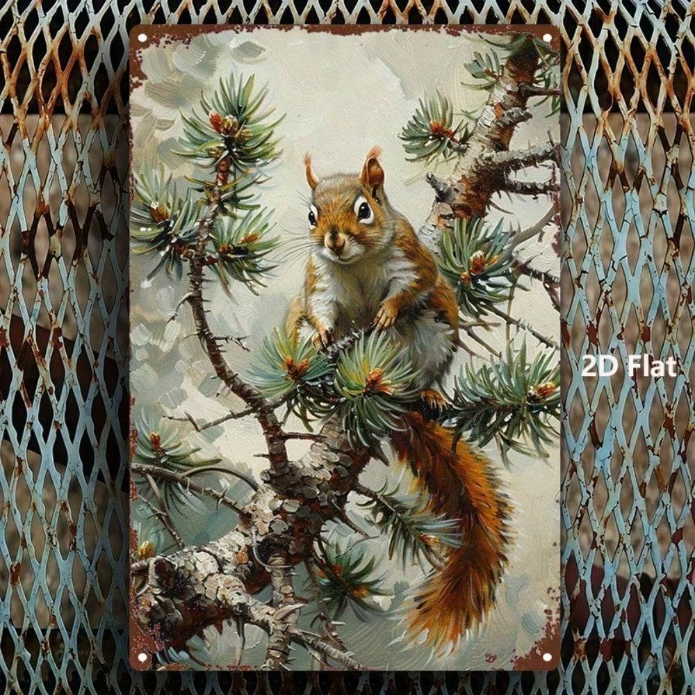 Retro Metal Wall Sign Decor