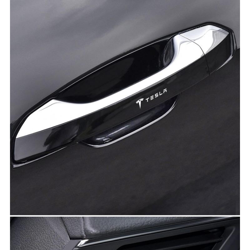 2/5/10Pcs Car Interior Random Stickers Car Steering Wheel Emblem Styling For Tesla Model 3 Model X S 2016-2023  Model Y Decals TM3 TMX