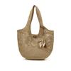 Daks Beige Raffia Twist Mesh ShouLder Bag L Dcba6e580i2