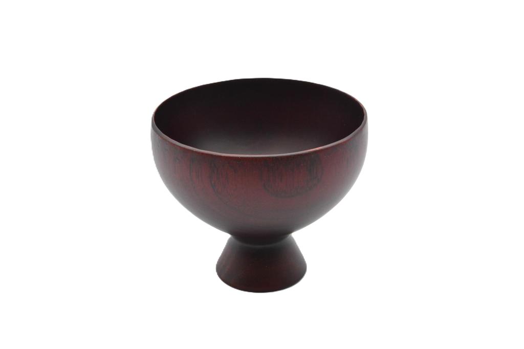 Kishu Lacquerware by Tsunoda Seibei Type 1 Wooden Soup Dishwasher Safe Shoten, Bowl, (Brown)