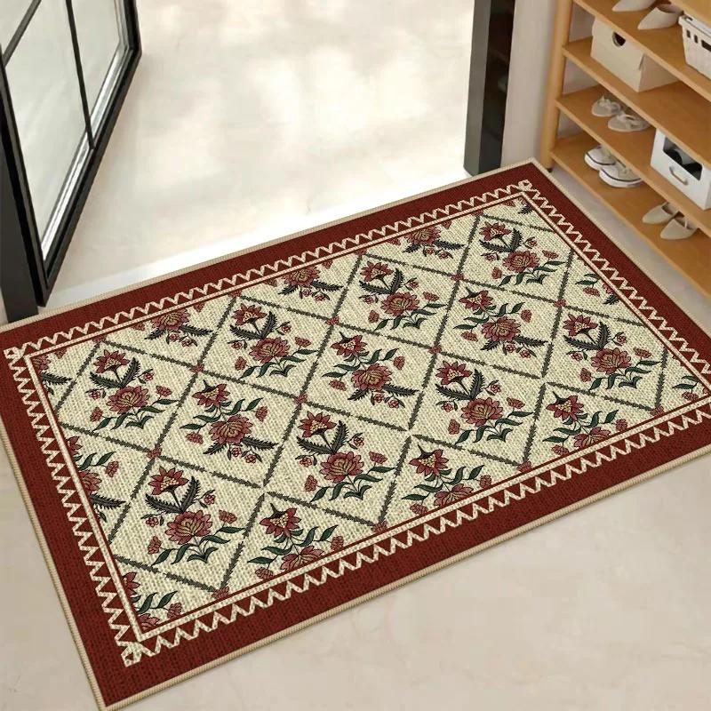 

Europe Style Advanced Feeling Carpet Living Room Sofa Bedroom Study Kitchen Entrance Door Mat Non-slip Modern Home Decor Rug 40x60cm(15x23 in)