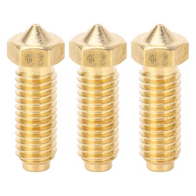3Pcs 3D Printer Brass Nozzle Kit for Anycubic Kobra 2 Kobra 2 Pro Kobra 2 Maximum Kobra 2 Plus