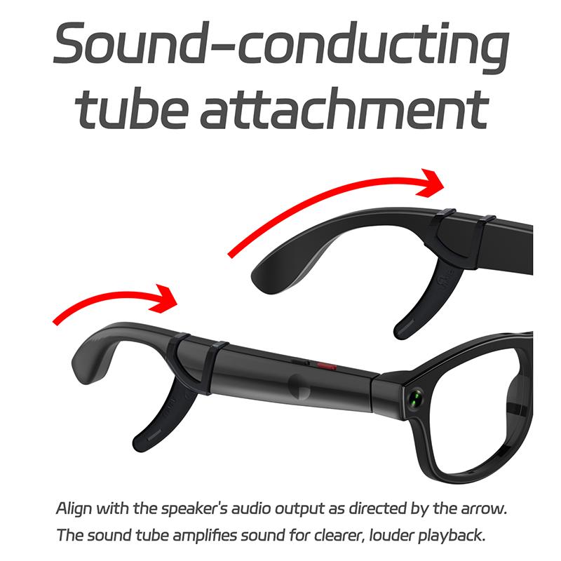G1 Smart Glasses with Bluetooth Calling and AI Voice Assistant, Camera, Video, Anti Blue Light Lens Glasses