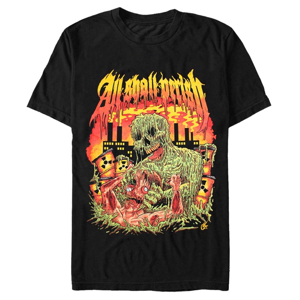 New All Shall Perish Cotton Band Shirt Unisex Summer Short Sleeve Fashion Brand Tee Luxury Casual Vintage