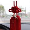 [elesnmb] Pingente de Carro Junção Produzir Corda Nó de Crisântemo Segurança Retrovisor
