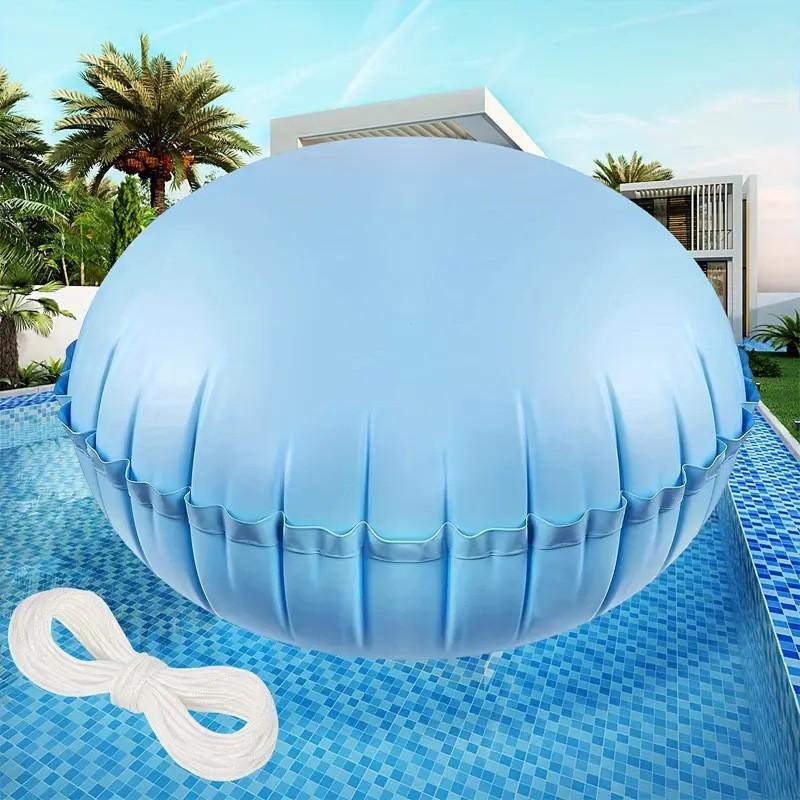 Inflatable Pool Pillow with 14.94meter Rope - Perfect for Above Ground Winter Pool Covers, Swimming Accessory
