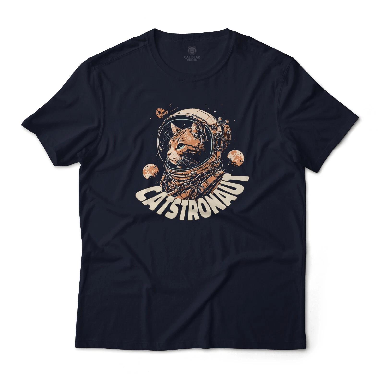 Catstronaut Space Cute Cat Explorer Graphic T-T-Shirt Unisex XL