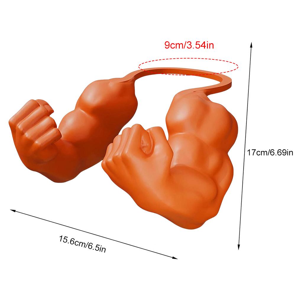 Katzenmuskelarm 3D-gedruckter Halsarm mit Muskeln Leichte Haustier-Cosplay-Kostümzubehör für Halloween-Geburtstagsparty-Zubehör