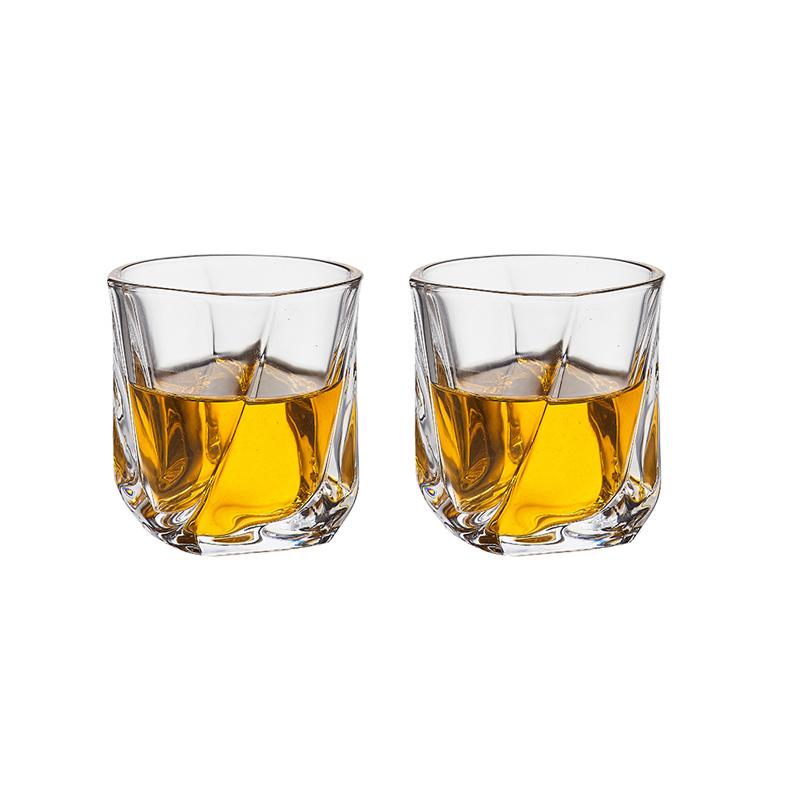 2pcs Sets Wine Glasses Home Vintage Glass Cup Brandy Glass Party Creative Beer Cup Coffee Mug Drinking Glasses Bar Accessories