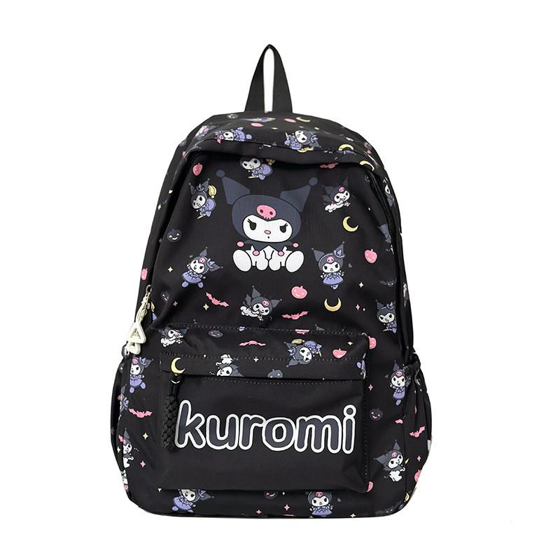 Hello Kitty Kids Backpack With Letter Cartoon Print For School And Daily Use
