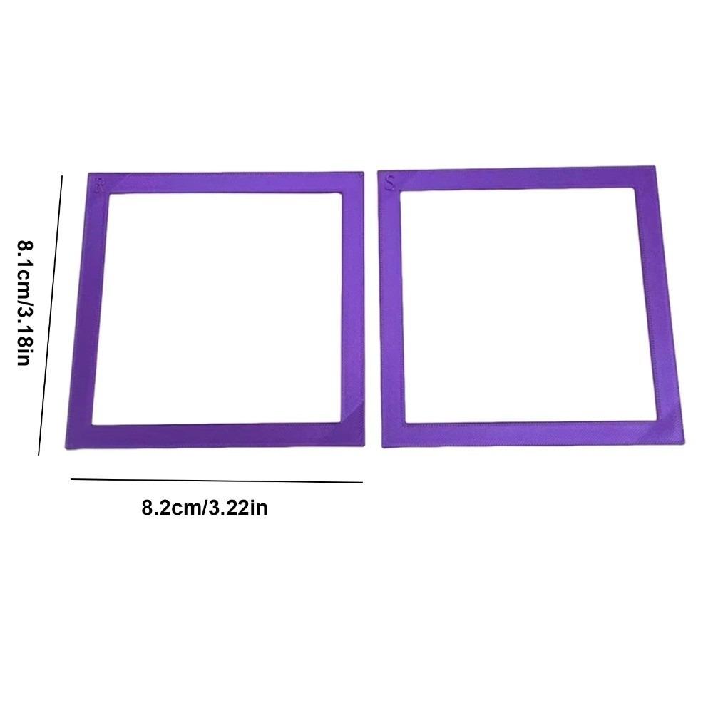 2Pcs DIY Grid Alignment Frames Multi-Specification Diamond Painting Guide Tool