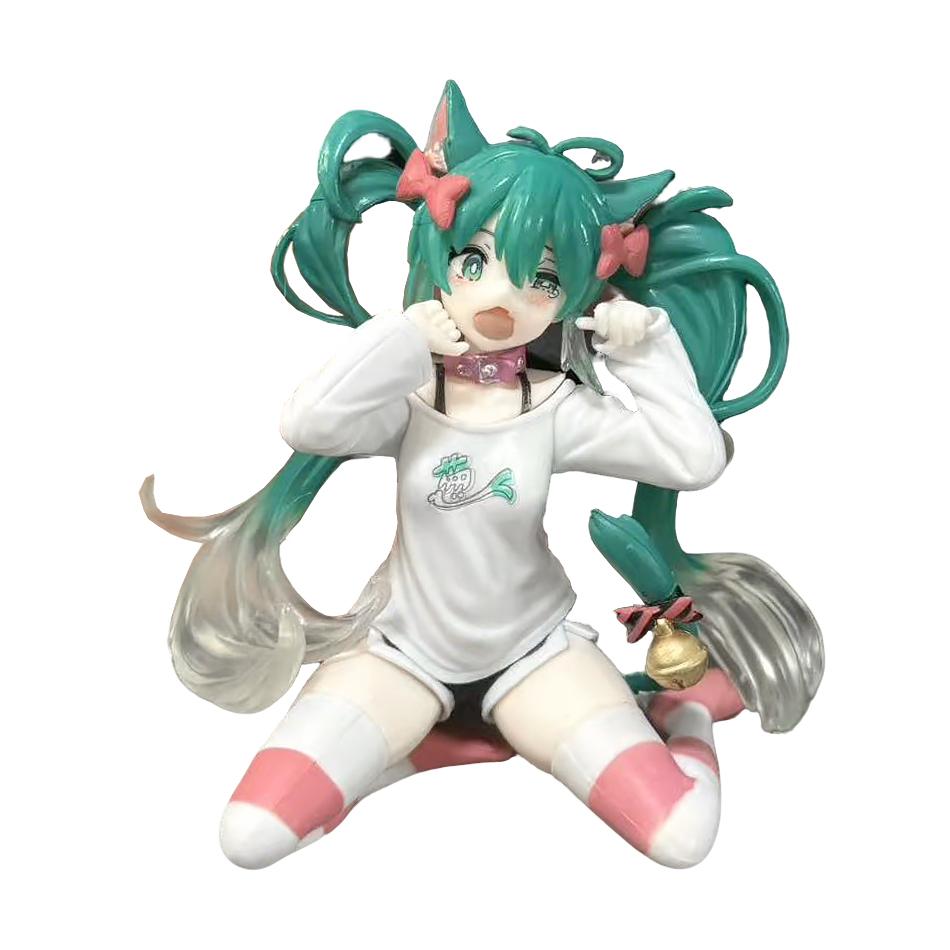 In Stock Hatsune Miku Anime Figure Fashion Subclture Miku Action Figure Christmas Gift Pvc Collection Model Kawaii Girl Doll Toy