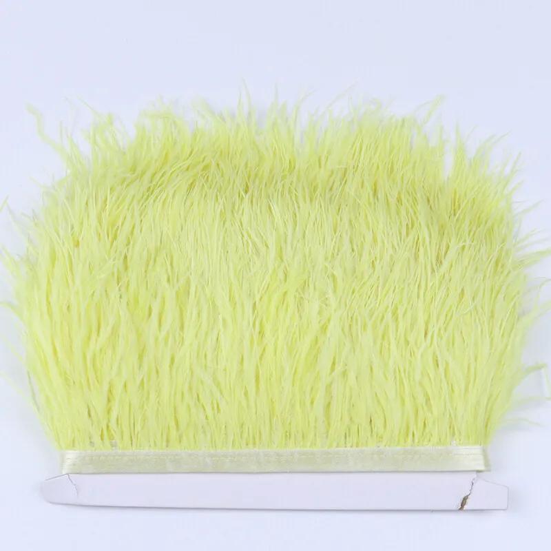 Feather2/5M 6cm Fringe Tassels for Skirt Latin Dress Feather Decorative Lace Trim Clothing Trimmings Fringes DIY Sewing Accessories