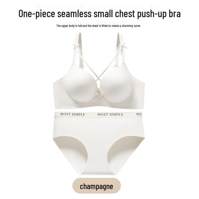 5cm Thickened Wire-free Leopard Print Bra for Enhanced Display and Comfort
