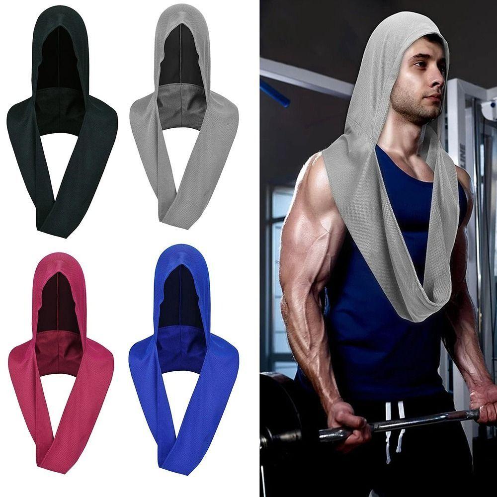 Hooded Cooling Hoodie Towel Lightweight Cooling Neck Wrap for Sports Outdoor