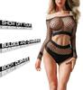 Sexy Lingerie for Women Naughty Fishnet Lingerie Set Bodysuit Outfits Teddy Babydoll Erotic Mesh Women’s Outfits