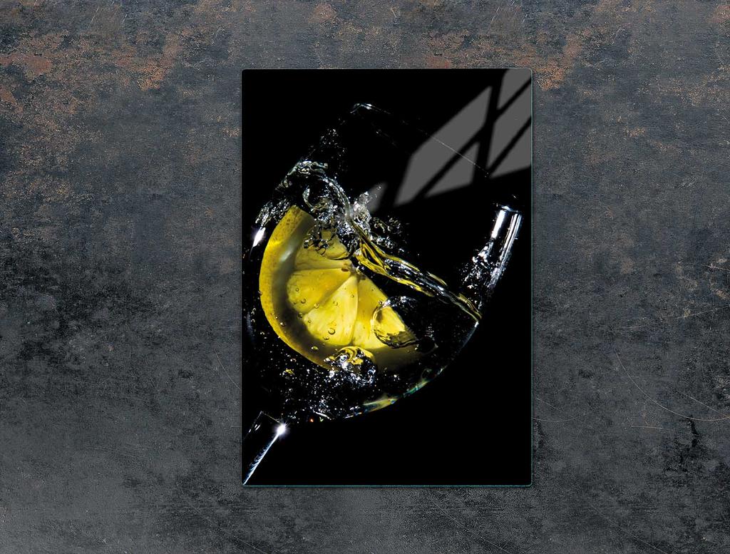 SZKLANA DESKA DO KROJENIA 35x52 WINO