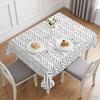 Modern Black Line Minimalist Rectangle Tablecloth for Table Decor Reusable Farmhouse Kitchen Dining Tablecloth Party Decor