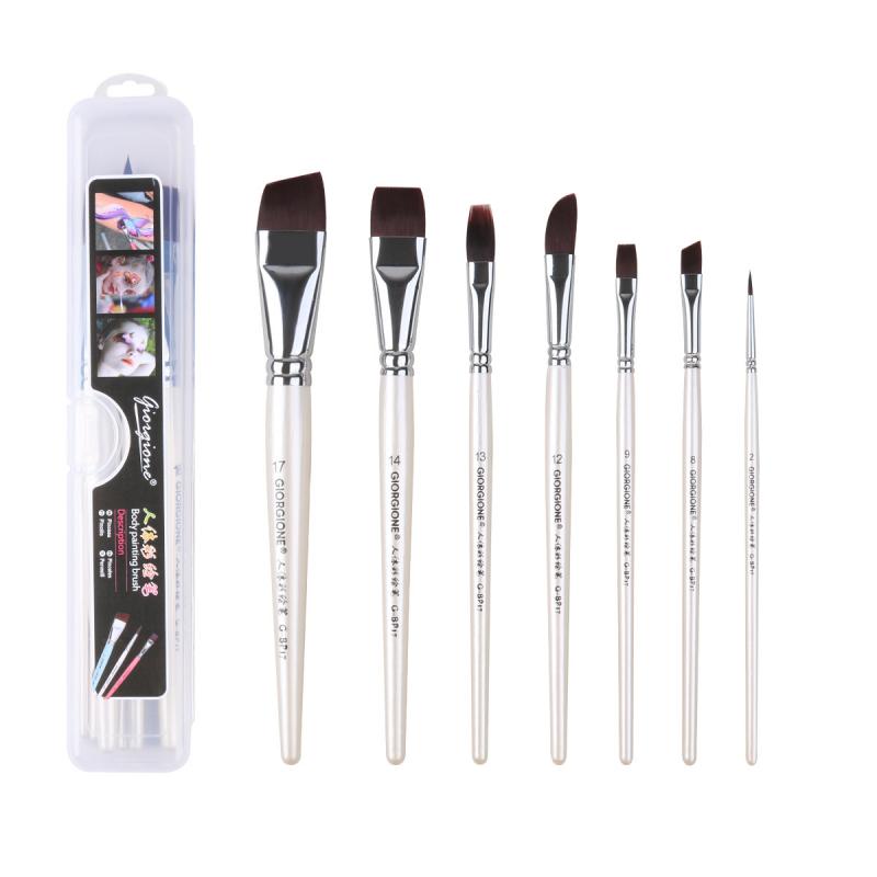 Artist Watercolor Painting Brushes 7/10/17pcs Tools Set Face Body Art Painting Brushes Kits Multifunctional Brushes Art Supplies