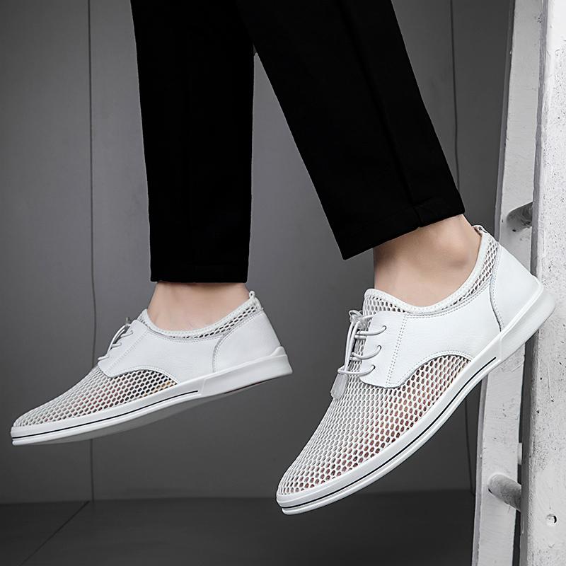 Pantofi sport pentru bărbați, pantofi de vară cu talpă moale, casual, versatil, antiderapanți, respirabili, ușori, antiderapanți, portabili