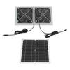 15W Solar Panel Powered Fan Efficient Solar Powered Dual Fan Kits for Chicken Coop Greenhouses Shed
