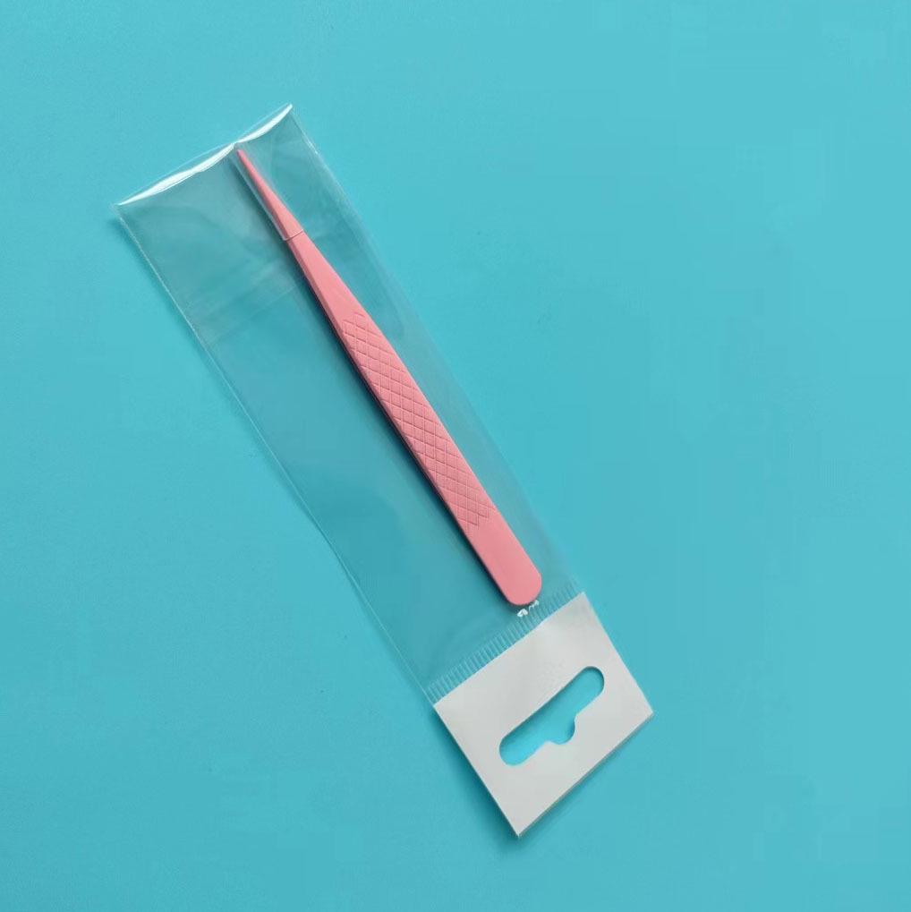 Golden Feather Dolphin Eyelash Extension Tweezers for Lash Artists