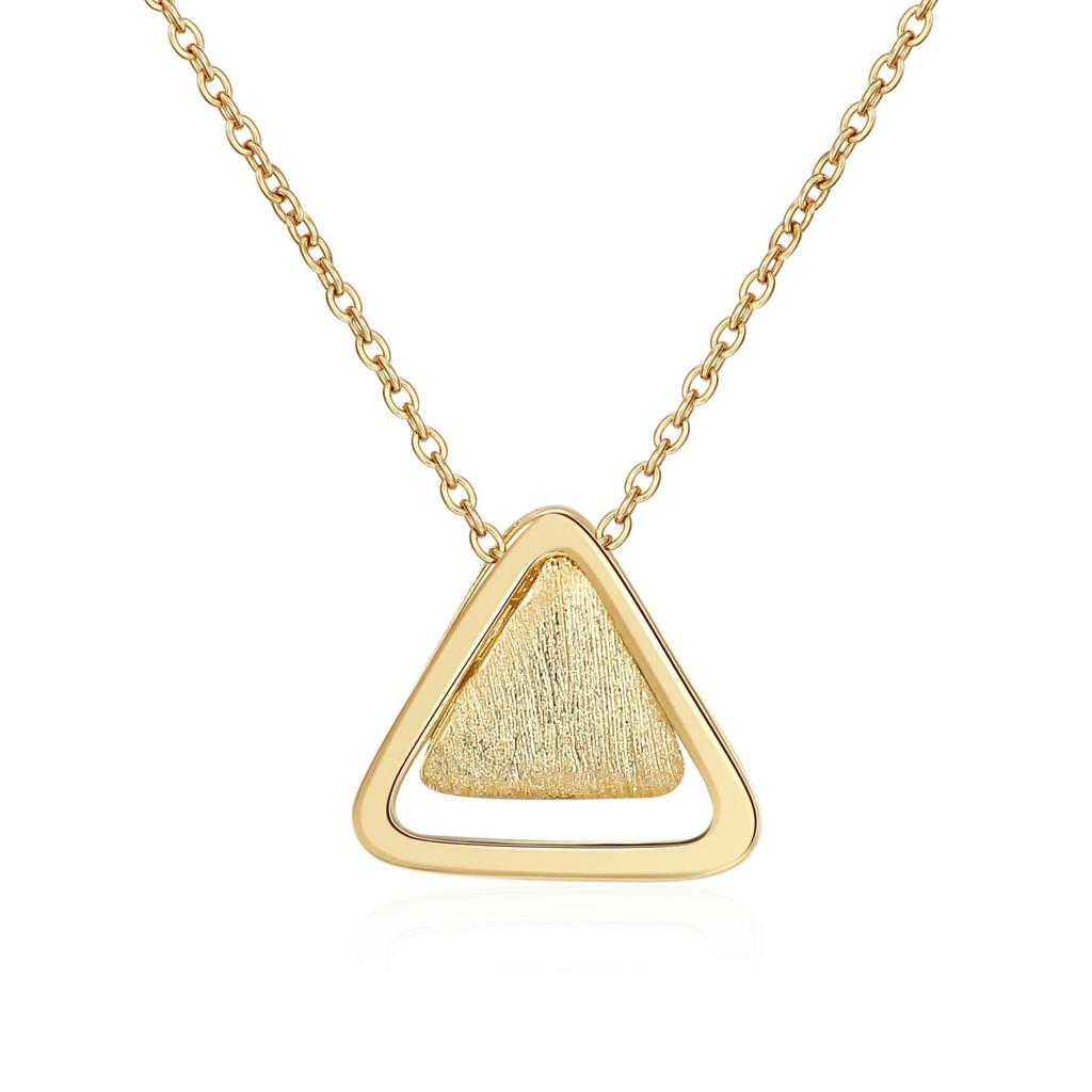A Light and Luxurious Triangular Necklace for Women with A Minimalist and Aloof Temperament, A High-end Sense of Girlfriends' Collarbone Chain