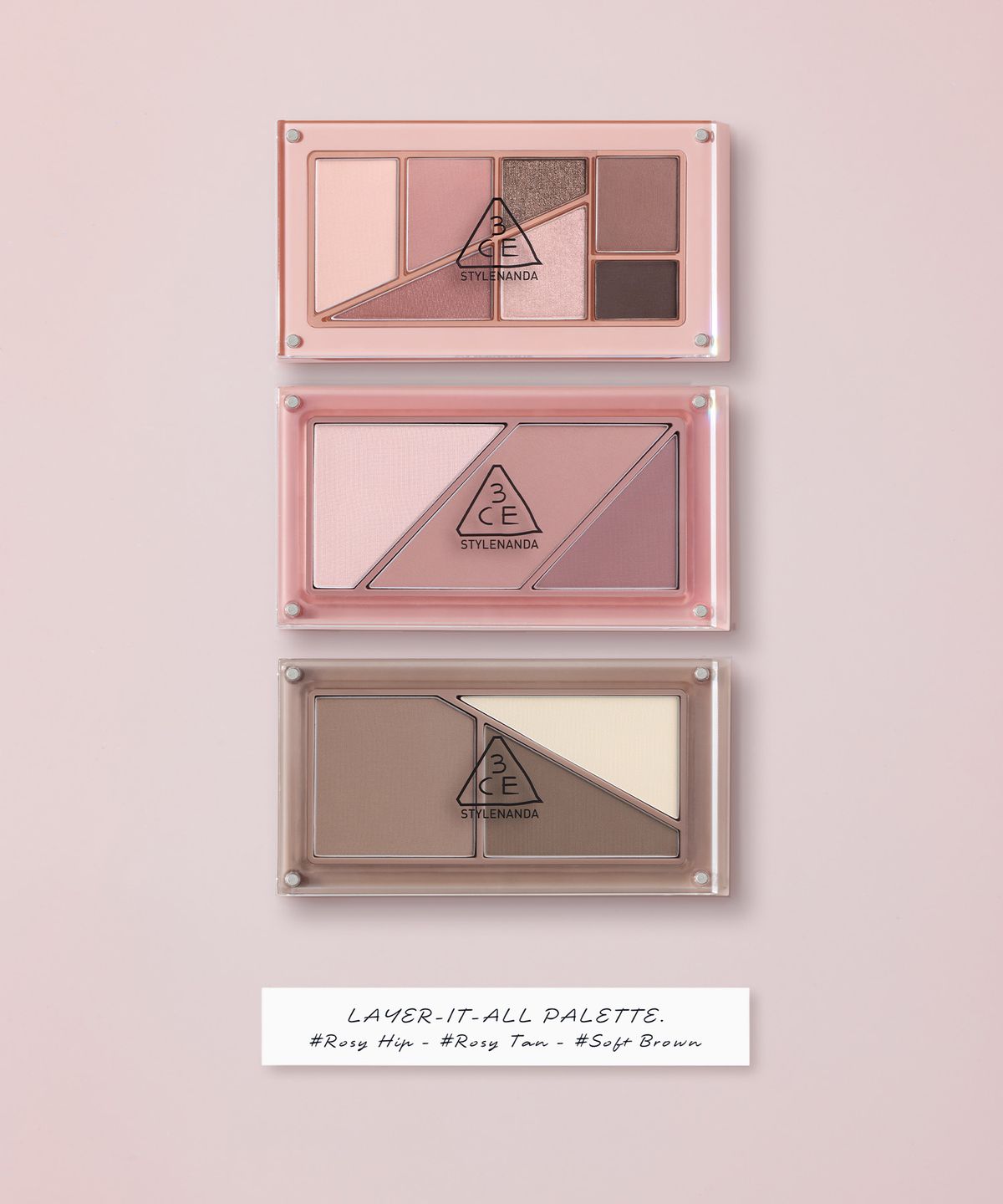 [2 Types] Layer It All Palette + Blush #2 Pink Soda