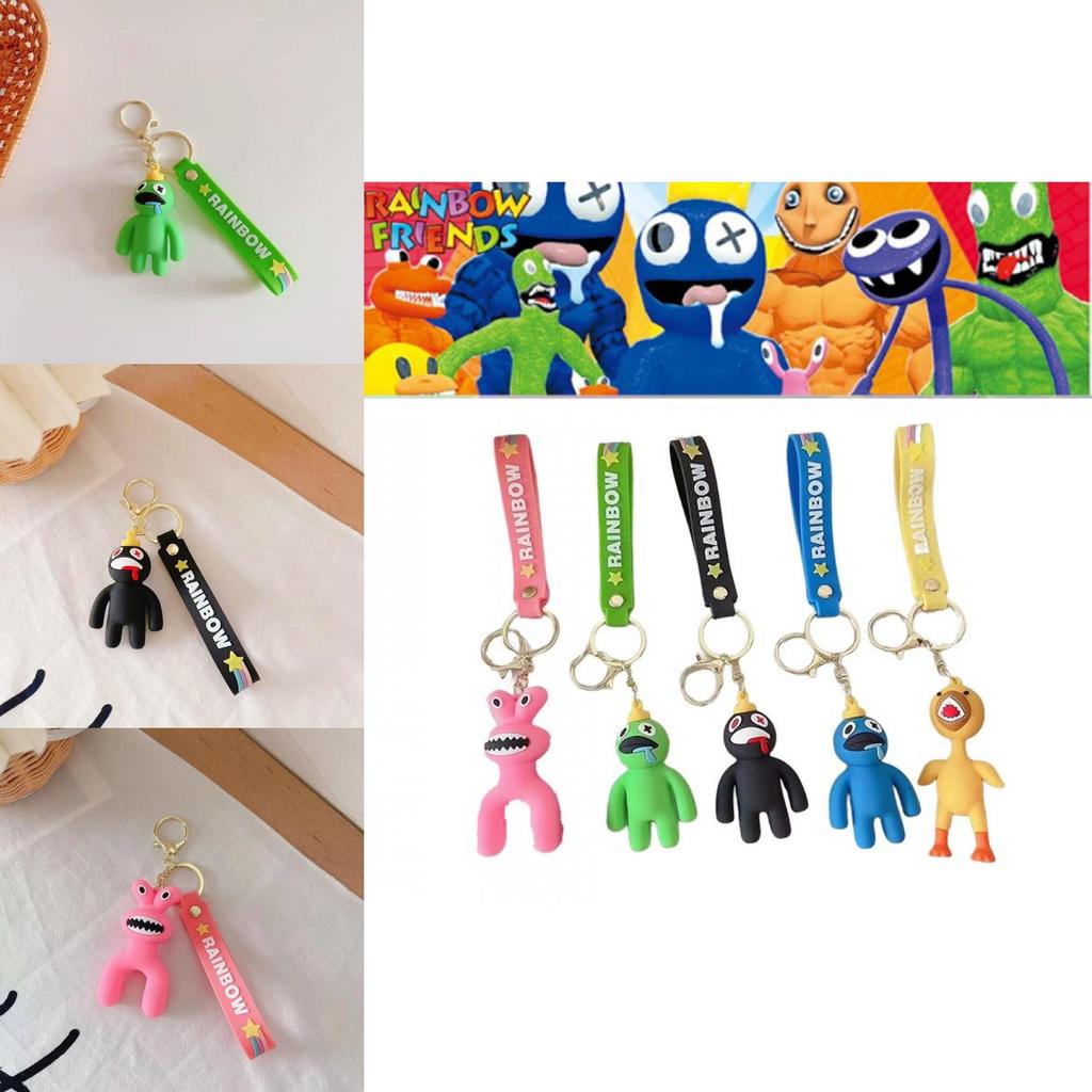 Roblox Rainbow Friends Silikon-Schlüsselanhänger – Taschenanhänger Kinder Weihnachtsgeschenk