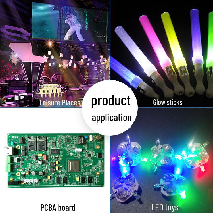 5mm Flat Head High-Brightness RGB Fog LED Lamp Beads