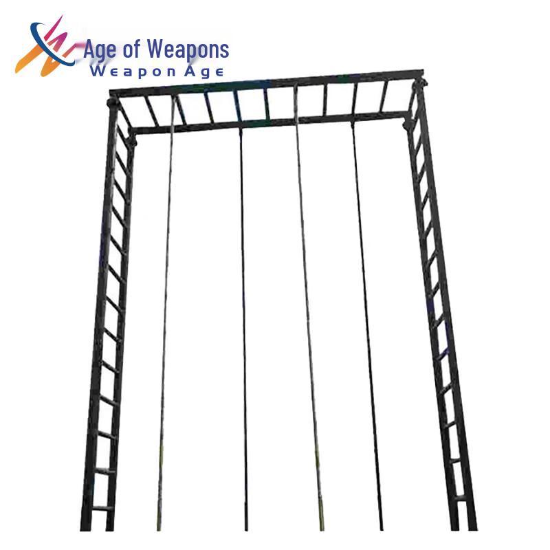 Outdoor Ladder & Rope Climbing Fitness Frame 114mm Tube