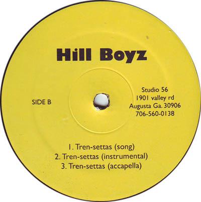 

12inch Record HILL BOYZ - Tren-Settas 108328 Not On Label US Rap & Hip-Hop/R&B Used