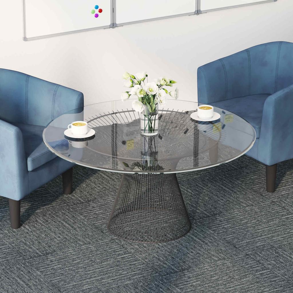 Carpet Tile Rock Grey 50 x 50 cm 4 pcs PP and Bitumen